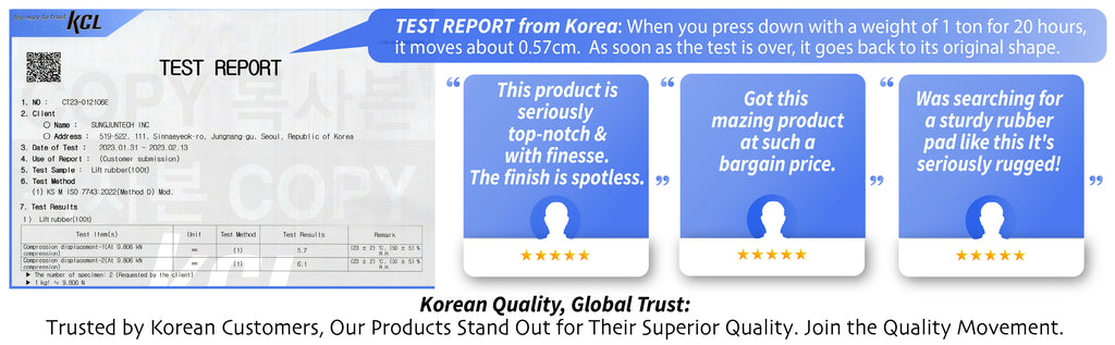 ゴムパッド - 四角形(100T)