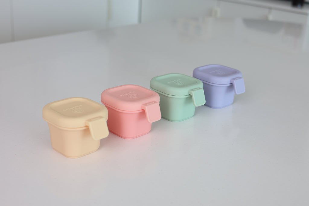 離乳食密閉容器 - グリーン(48g / 96g / 145g)