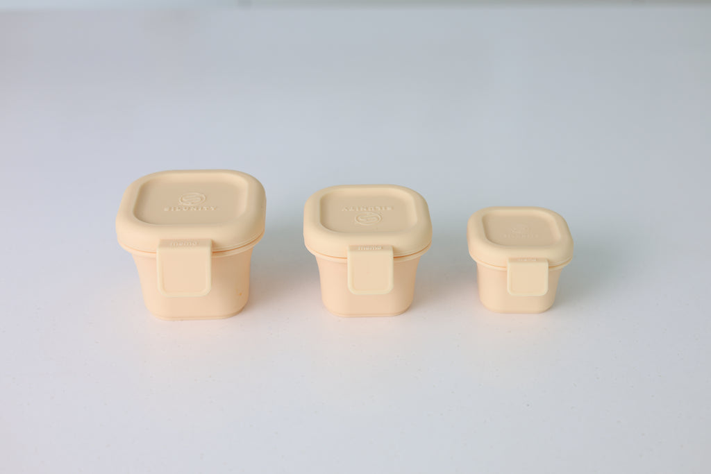 離乳食密閉容器 - イエロー(48g / 96g / 145g)