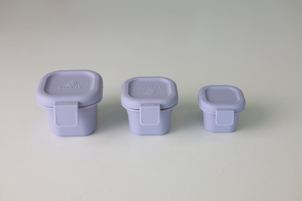 離乳食密閉容器 - パープル(48g / 96g / 145g)