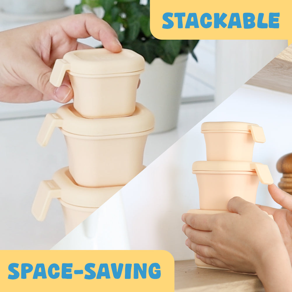 離乳食密閉容器 - グリーン(48g / 96g / 145g)