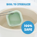 離乳食密閉容器 - グリーン(48g / 96g / 145g)