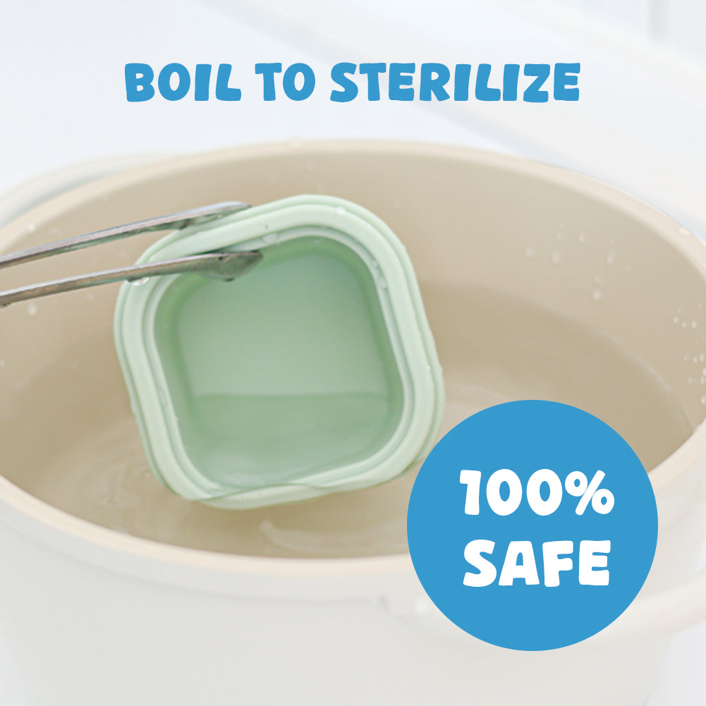 離乳食密閉容器 - グリーン(48g / 96g / 145g)