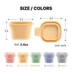 離乳食密閉容器 - グリーン(48g / 96g / 145g)